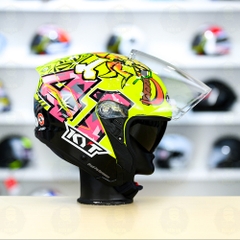 Mũ 3/4 2 kính KYT NFJ Misano - Freeship