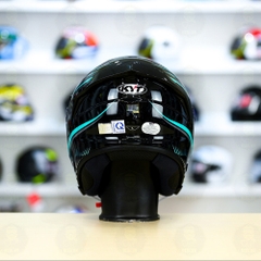 Mũ 3/4 2 kính KYT NFJ Aqua Blue - Freeship