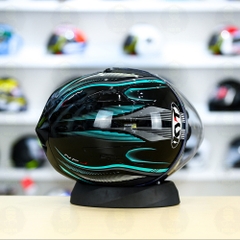 Mũ 3/4 2 kính KYT NFJ Aqua Blue - Freeship