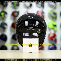 Mũ Fullface KYT TT Course Đen Bóng FREESHIP