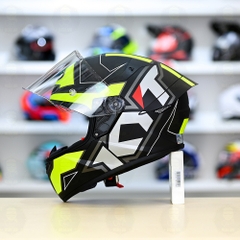 Mũ Fullface KYT TT Course Electro Vàng Đen Nhám Freeship