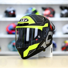 Mũ Fullface KYT TT Course Electro Vàng Đen Nhám Freeship