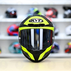 Mũ Fullface KYT TT Course Electro Vàng Đen Nhám Freeship