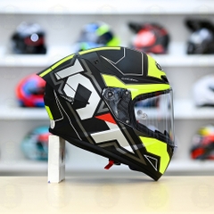 Mũ Fullface KYT TT Course Electro Vàng Đen Nhám Freeship