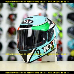 Mũ Fullface KYT TT Course Xanh Ngọc Leopard FREESHIP
