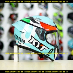 Mũ Fullface KYT TT Course Xanh Ngọc Leopard FREESHIP