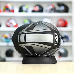 Mũ Fullface KYT TT Course TOURIST Xám Đen Nhám FREESHIP