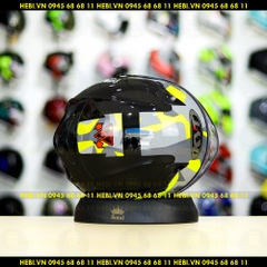 Nón 3/4 2 kính KYT VENOM Minetic Vàng Neon - FREESHIP