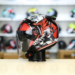 Nón 3/4 2 kính KYT VENOM GILANG - FREESHIP