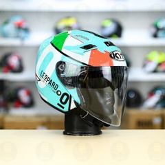 Mũ 3/4 2 kính KYT VENOM Leopard - FREESHIP - L