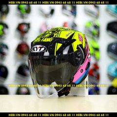 Nón 3/4 2 kính KYT VENOM Thitipong - FREESHIP