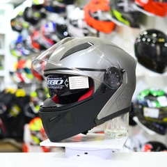 Mũ Lật Hàm EGO E9 Xám Nhám FREESHIP