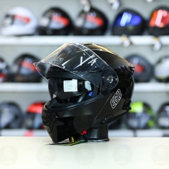 Mũ Lật Hàm EGO E91 Đen Bóng FREESHIP