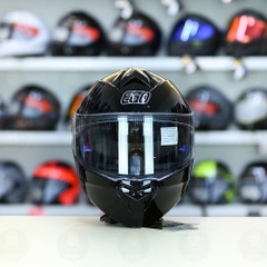 Mũ Lật Hàm EGO E91 Đen Bóng FREESHIP