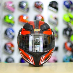 Mũ Lật Hàm ROC 04 Tem V3 Đỏ Nhám FREESHIP