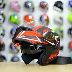 Mũ Lật Hàm ROC 04 Tem V3 Đỏ Nhám FREESHIP