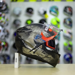 Mũ Fullface LS2 FF327 Challenger FLEX Đen Nhám FREESHIP