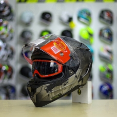 Mũ Fullface LS2 FF327 Challenger FLEX Đen Nhám FREESHIP