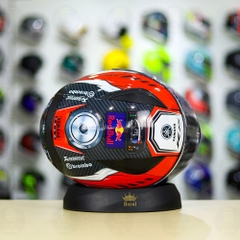 Mũ LS2 FF353 Đen Bóng + Dán Tem Decal Yamaha R15 Đen Đỏ FREESHIP