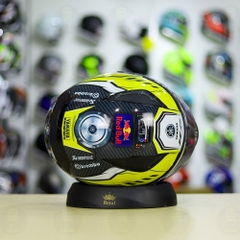 Mũ LS2 FF353 Đen Bóng + Dán Tem Decal Yamaha R15 Vàng FREESHIP