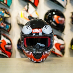 Mũ LS2 FF353 Đen Bóng + Dán Tem Decal Venom V1 FREESHIP