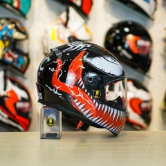 Mũ LS2 FF353 Đen Bóng + Dán Tem Decal Venom V1 FREESHIP