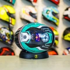 Mũ LS2 FF353 Đen Bóng + Dán Tem Decal Yamaha EXCITER Xanh Ngọc FREESHIP