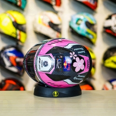 Mũ LS2 FF353 Đen Bóng + Dán Tem Decal Yamaha R15 Pink Candy FREESHIP