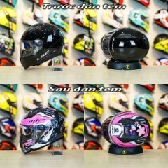 Tem Decal Yamaha R15 Pink Candy Cho LS2 FF353 - Không Nón - FREESHIP