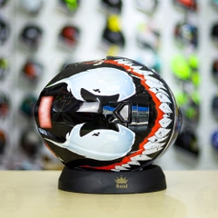 Mũ Fullface LS2 FF800 Đen Bóng + Dán Tem Decal Venom V2 FREESHIP