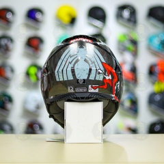 Mũ Fullface LS2 FF800 Xám Xước + Dán Tem Decal Venom V2 FREESHIP