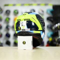 Mũ LS2 FF805 CARBON Racing Blue Yellow + Tặng Kính Đen + Pinlock + Tearoff FREESHIP