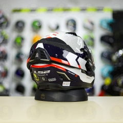 Mũ lật hàm LS2 FF900 Valiant II Trắng Đỏ Bóng Citius Lật Hàm FREESHIP