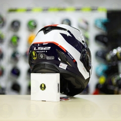 Mũ lật hàm LS2 FF900 Valiant II Trắng Đỏ Bóng Citius Lật Hàm FREESHIP