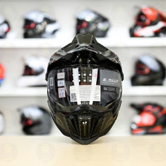 Mũ Dual Sport LS2 MX701 Sợi CARBON Solid FREESHIP