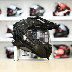 Mũ Dual Sport LS2 MX701 Sợi CARBON Solid FREESHIP