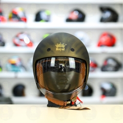 Mũ 3/4 Royal M139 Đồng Xước Nhám FREESHIP