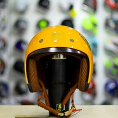 Mũ 3/4 Royal M139 V7 Vàng Đen Bóng FREESHIP