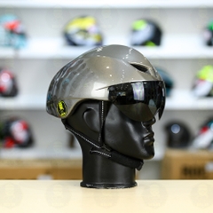 Nón POC Falcon Xám Titanium Bóng FREESHIP