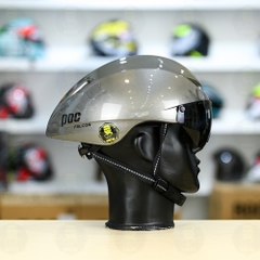 Nón POC Falcon Xám Titanium Bóng FREESHIP