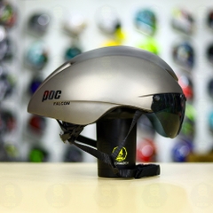 Poc Falcon Xám Titanium nhám Freesize FREESHIP