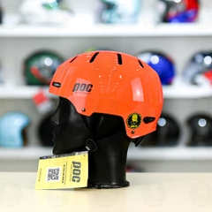 Nón Bảo Hiểm POC P05 Freesize FREESHIP - Cam Bóng