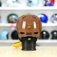 Nón Bảo Hiểm POC P05 Freesize FREESHIP - Nâu Bóng