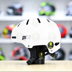 Nón Bảo Hiểm POC P05 Freesize FREESHIP - Trắng Bóng