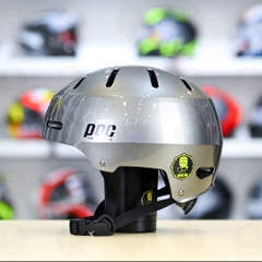 Nón Bảo Hiểm POC P05 Freesize FREESHIP - Xám Titanium Bóng