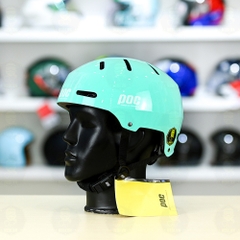 Nón Bảo Hiểm POC P05 Freesize FREESHIP - Xanh Ngọc Mint Bóng