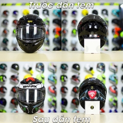 Tem Shark Race Pro Lorenzo Cho Fullface YOHE - TORC - ROC - LS2 - POC không gồm nón