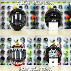 Tem Decal Venom Version 2 Cho Nón Fullface - Không Nón - FREESHIP
