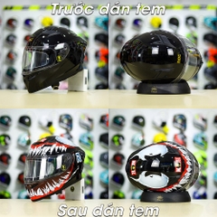 Tem Decal Venom Version 2 Cho Nón Fullface - Không Nón - FREESHIP