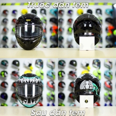 Tem Decal Venom Version 2 Mint Độc tố Cho Yohe 978/ROC 01 - Không Nón - FREESHIP